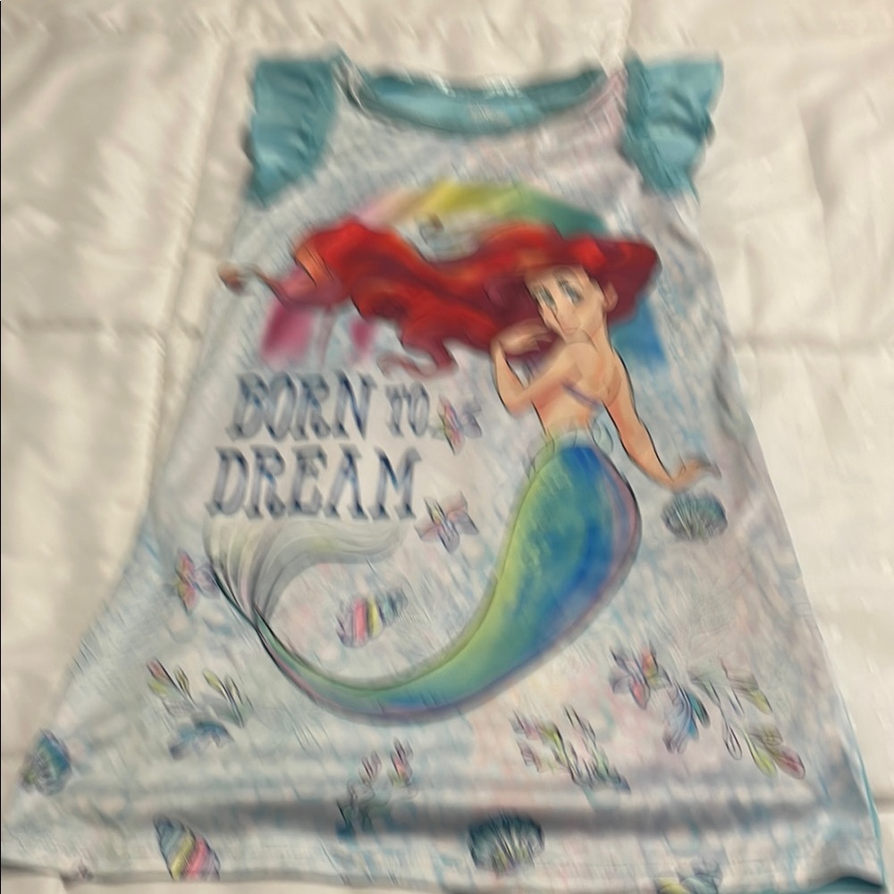 Disney Blue and Red Nightgown Pajamas